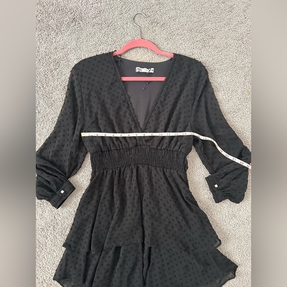 Zara Short Little Black Dress - Picture 7 of 9